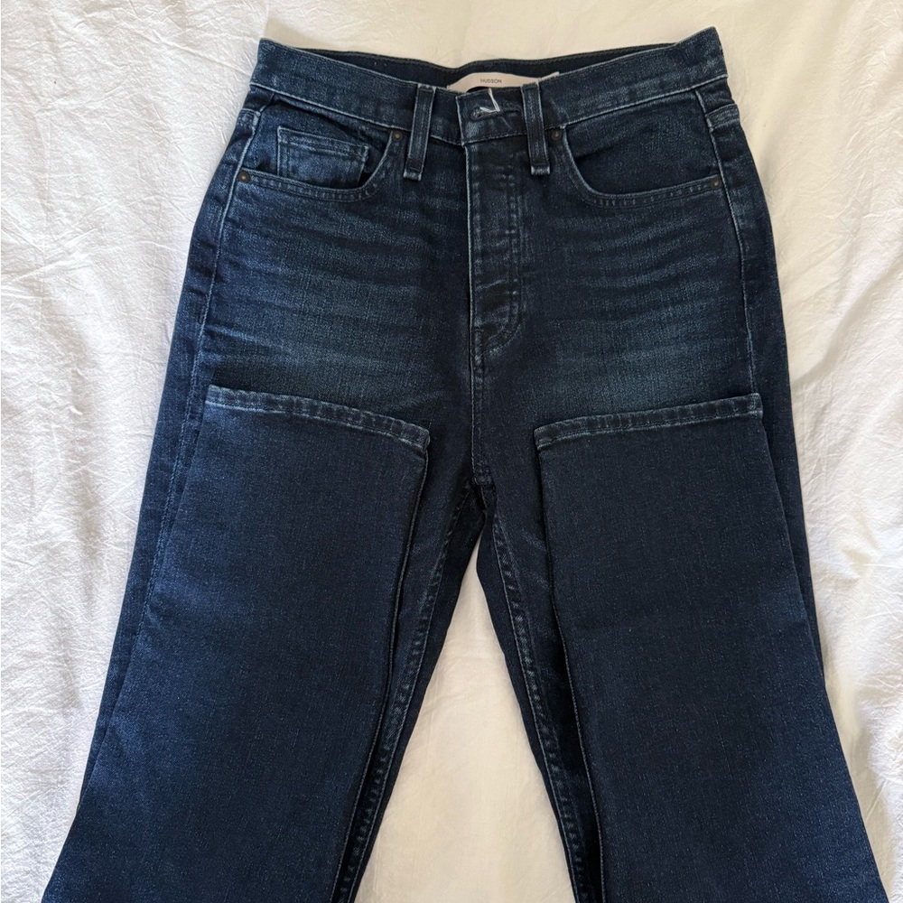 Hudson Jeans Women's Straight Leg Dark Blue